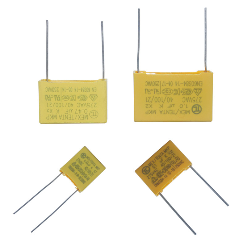 X2安规电容0.47uF/0.56/0.68/0.82/1UF/1.2/1.5UF 275V 474 105