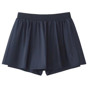 FILA FUSION斐乐潮牌女装短裙女时尚裙子休闲简约基础半身裙