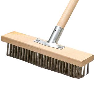 不锈钢钢丝刷地板刷子去除青苔铁神器长柄刷子清洁刷洗地扫把刚刷