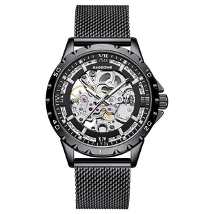 2026新款手表男款纯机械表全自动陀飞轮瑞士原装进口防水学生男士