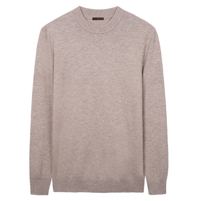 半高领套头100%羊毛衫