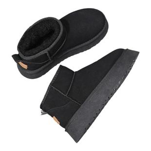 爆款厚底雪地靴女款2025冬季新款加绒加厚保暖防水雪地棉鞋女鞋子