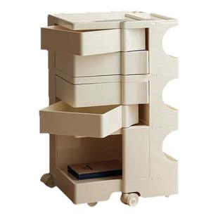 德国Cheei |创意波比小推车旋转收纳柜床头柜可移动大容量储物柜