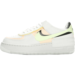 Nike/耐克正品Air Force 1 AF1女士经典马卡龙厚底板鞋CI0919-107