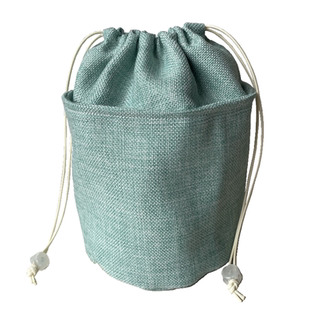 纯色适用龙骧水桶包包内胆束口袋包中包圆桶收纳袋简约化妆包内置