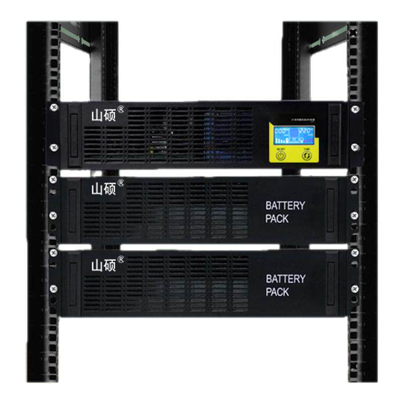 山硕机架式锂电池ups电源3kva