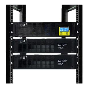 山硕3KVA机架式锂电池ups不间断电源220V工业机房服务器停电备用