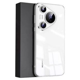 Swopy适用华为Pura70pro手机壳新款透明pura80pro超薄防摔p60pro镜头全包p50简约高级感保护套ultra情侣男女