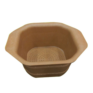 耐摔塑钢方形足浴盆足浴桶不漏水渗水带按摩点洗脚桶洗脚盆