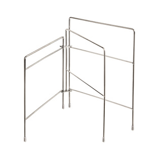 厨房沥水抹布架不锈钢可折叠台面清洁布晾干置物架收纳洗碗布挂架