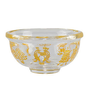 佛前供水杯用品杯家用圣水杯八吉祥雕花供碗八供供水碗摆件