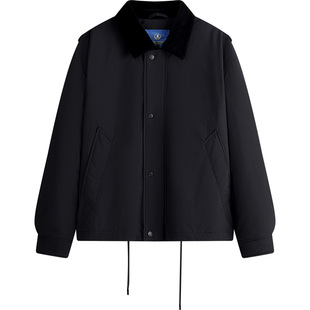 Navigare意大利小帆船翻领夹克男士秋冬新款时尚落肩袖夹棉外套