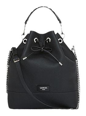 LANCEL/兰姿 Ninon经典水桶包 中号单肩斜挎包法国奢品 烧麦包