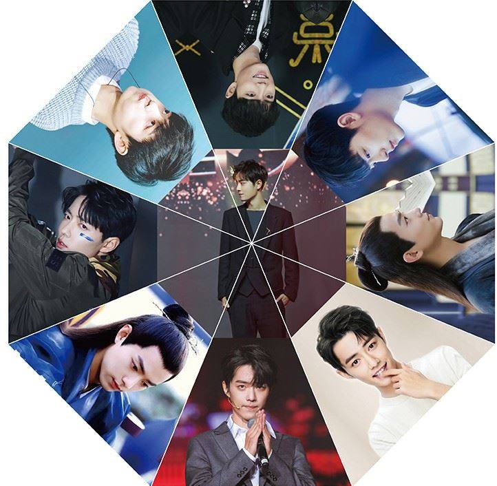 黑膠男男士港風帥氣抖音簡約超火時尚抗風肖戰雨傘陳情令女圖案在類目 居家日用, 傘/雨具/防雨/防潮, 傘中 - 來自Buy2taobao.com提供專業的淘寶代購服務