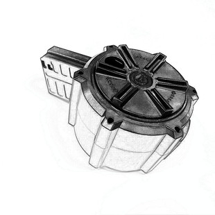 软弹玩具配件精击SLR锦明8代9代大容量弹鼓司马M4弹夹司骏通用软