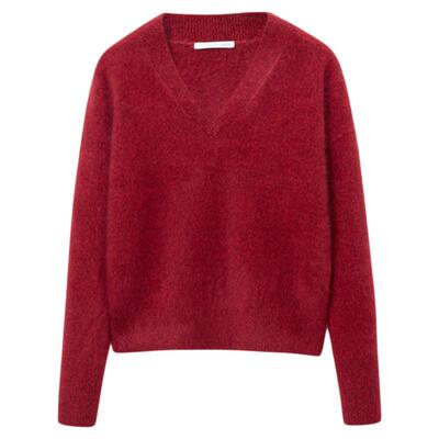 【新年红系列】OVV春夏女装山羊绒V领长袖针织衫GNZRJ14002A