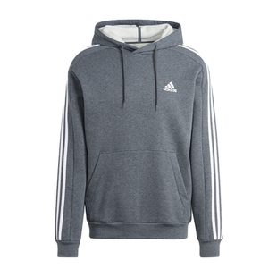 adidas阿迪达斯男款长袖宽松复古时尚运动休闲加绒连帽卫衣IJ6475