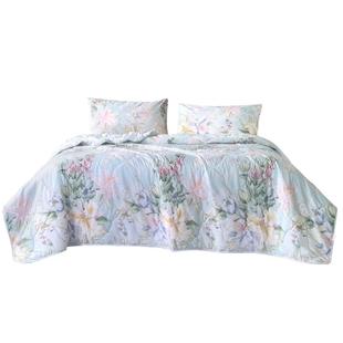 富安娜空调被子薄被芯夏被单双人学生宿舍可水洗机洗印花夏季凉被