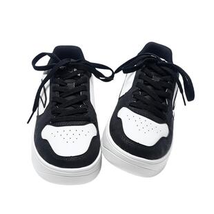 安踏轻松板鞋女鞋黑白熊猫鞋百搭ins休闲冬季新款厚底透气运动鞋