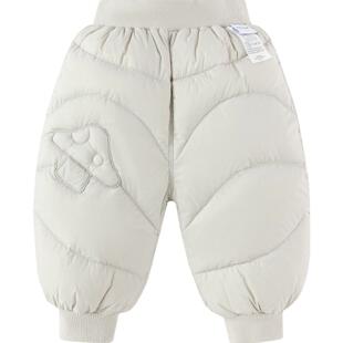 巴拉巴拉儿童羽绒裤男女童长裤冬季保暖裤潮洋气加绒童装加厚休闲