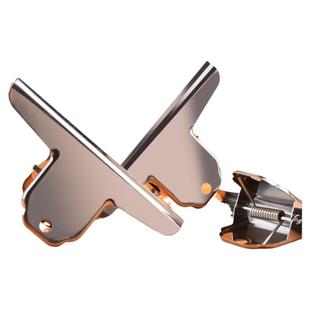 夹子山形夹文具美术画画特大夹子固定器素描工具不锈钢夹子铁夹燕尾长尾夹票夹办公书本钢夹美术生专用画板夹