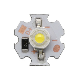 3W高亮晶元大功率灯板直流3.7V5V12伏电池手电筒灯芯led灯珠24v