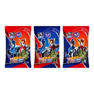 添乐卡通王奥特曼厚片海苔脆片即食脆拌饭碎儿童零食附IP赠品