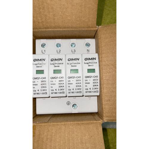 询价下单全新QIMIN电涌保护器，型号QM1-C40，385V，40