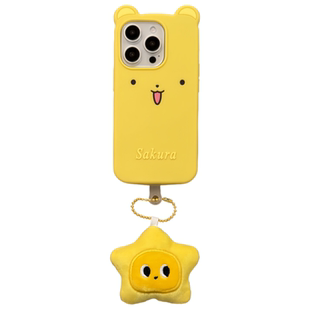 @BOBBY PLANET日本原单百变小樱小可简约黄色可爱卡通趣味适用iPhone17Promax手机壳柔软硅胶苹果16543甜美女