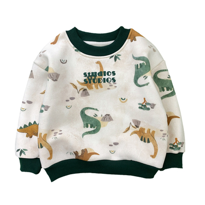 男童加绒卫衣一体绒秋冬柔软舒适