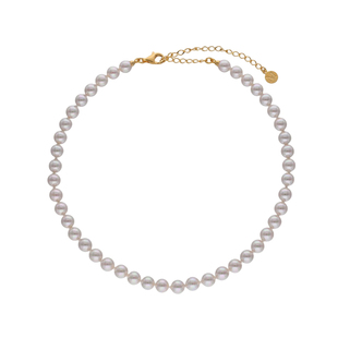 Majorica美娇丽佳手作珍珠项链女颈链轻奢锁骨链搭配6mm手作珍珠