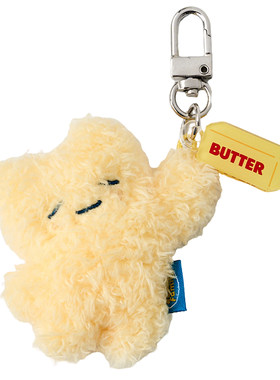 韩国BUTTER黄油猫毛绒挂件钥匙扣