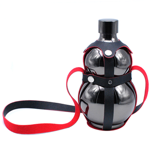 304不锈钢葫芦白酒壶5斤空酒葫芦3水壶户外随身家用装酒瓶子1斤2