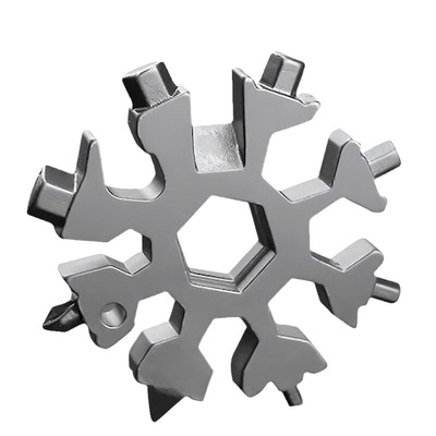 多功能雪花扳手钥匙扣便携式内六