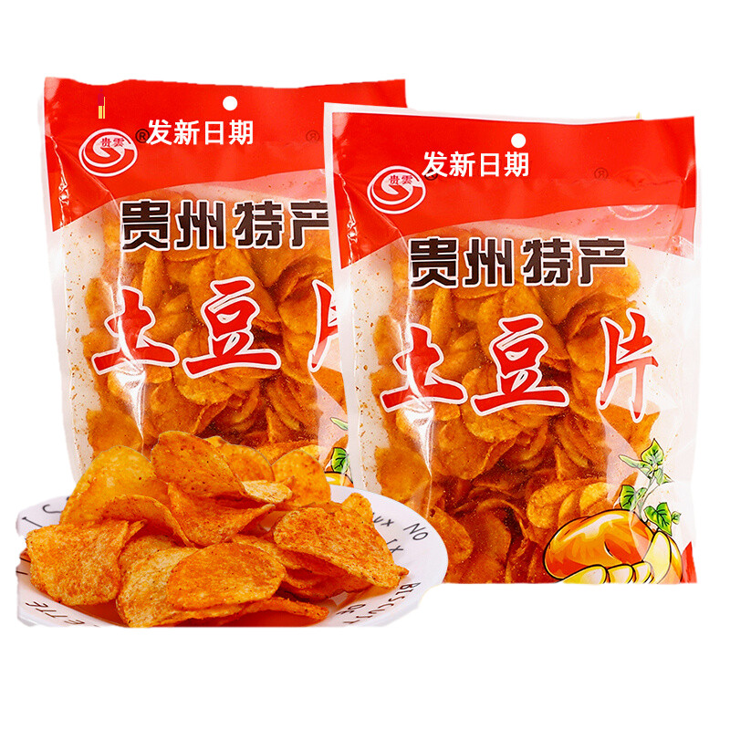 贵州特产贵阳贵云土豆片130g*3袋