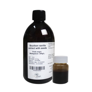 DGF香草味香精50g迪吉福波旁含籽香草精糖浆调味香荚兰膏家用烘焙