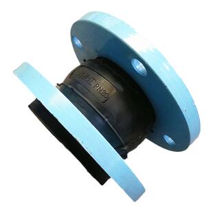 国标法兰橡胶接头 法兰软接头减震接头压力20kg20公斤PN20 DN100