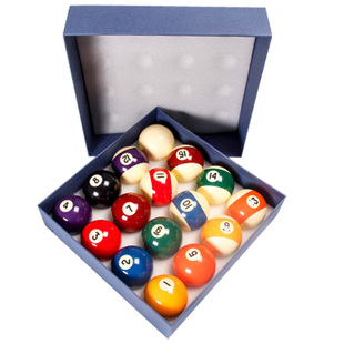 国产大小号台球子 桌球黑八/九球/16彩台球 台球用品配件 国产球