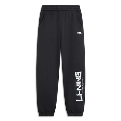 李宁儿童加绒裤子棉质一体绒长裤