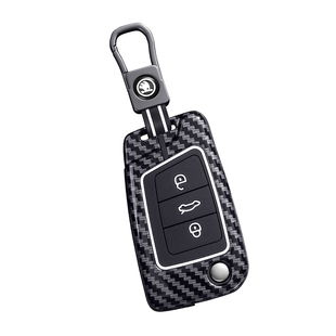 斯柯达钥匙套明锐/速派/晶/昕锐/柯米克亚克/柯珞克/野帝改装壳扣