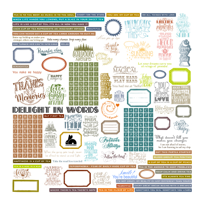 兔子家手帐贴纸词组盐系