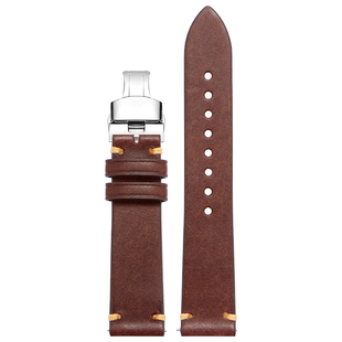 适用原装浪琴表带真皮男运动先行者祖鲁时间机械天文台五星上将L3