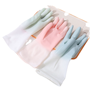 洗碗手套女厨房家用橡胶乳胶洗衣服防水耐用型胶皮家务刷锅手套