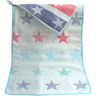 6层纯棉纱布毛巾长方形大号家用男女洗脸巾易拧干不掉毛洗澡手巾