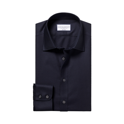 CHARLESTYR修身版型长袖衬衫