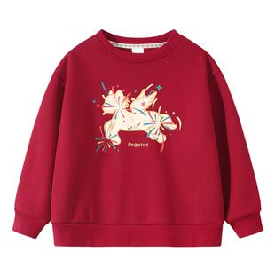 【年服系列】植木童装男童卫衣一体绒儿童上衣2026秋冬新款中大童