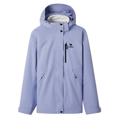 骆驼可拆卸三合一微宽松冲锋衣