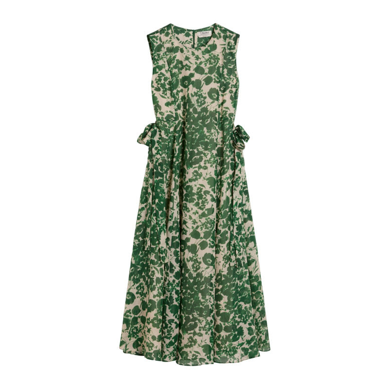 MaxMara 2026春夏新品女装苎麻无袖长款连衣裙9221026306&