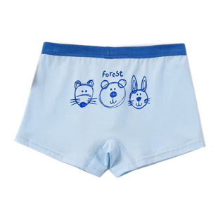 小黑托昵托尼男童莫代尔棉内裤平角儿童四角裤小男孩少年学生内裤