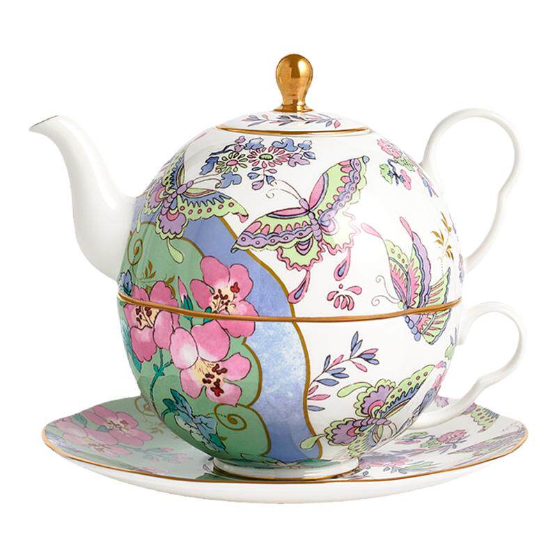 WEDGWOOD骨瓷茶杯茶壶一人悦享
